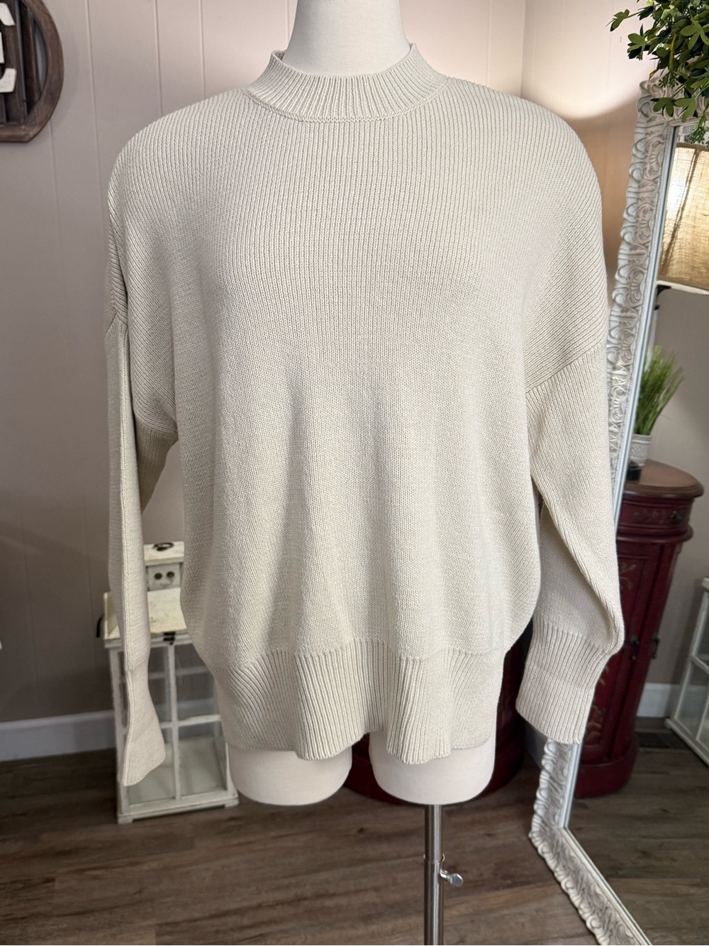 By Together • Mock Neck Knit Sweater